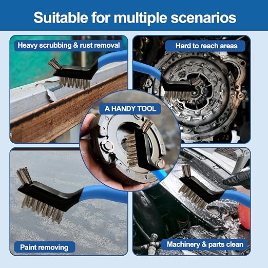 Mini Wire Brush Set 6Pcs - Image 6