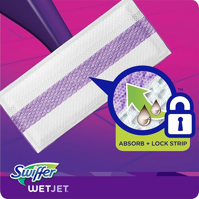 Swiffer WetJet Hardwood Floor Cleaner, Spray Mop Pad Refill - Image 4