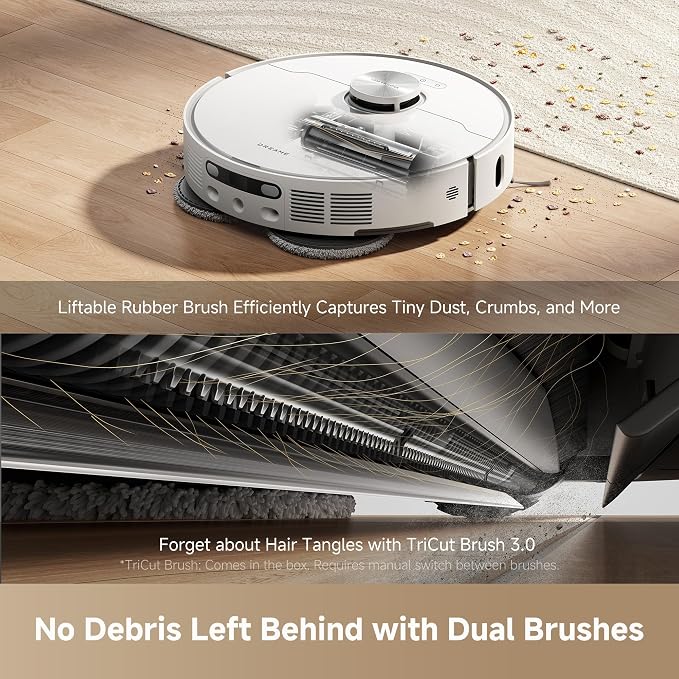 DREAME L40s Ultra AE Robot Vacuum and Mop Combo, 000Pa Suction, Self Emptying - Image 3