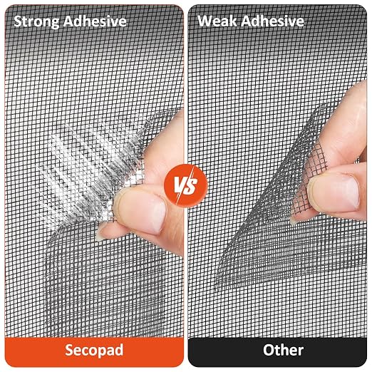 Grey Screen Repair Tape, Strong Adhesive Fiberglass Patch Tape Mesh - Image 4