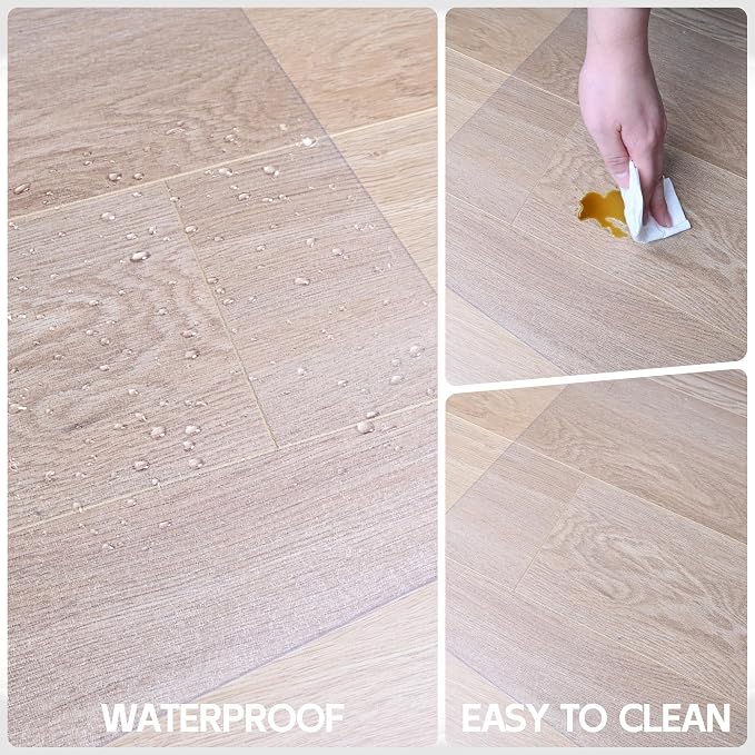 Crystal Clear Chair Mat for Hardwood Floor, 48” x 36” Office Chair Mat for Hard - Image 5