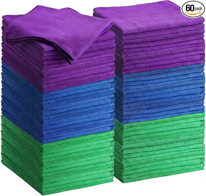 Nuenen Cleaning Cloths for Cars 16 x 16 Inch Ultra Absorbent Towels Drying by Nuenen