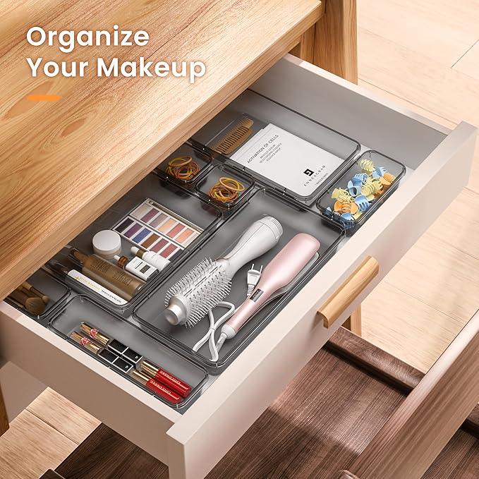 【Military Grade】 Drawer Organizer, 【】 Clear Makeup organizer - Image 5
