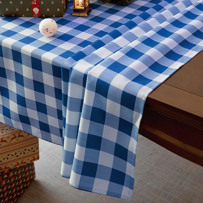 Classic Gingham Buffalo Tablecloth Fabric - Image 4