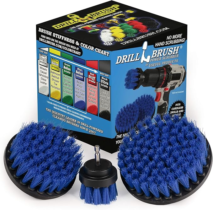 Kayak - Canoe - Yacht - Raft - Drill Brush - Boat Accessories - Fiberglass - by Drillbrush