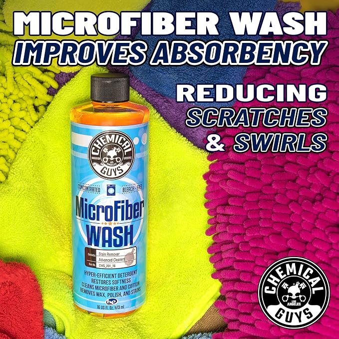 Chemical Guys Microfiber Cleaning Cloth and Car Wash Towel Detergent - Image 2