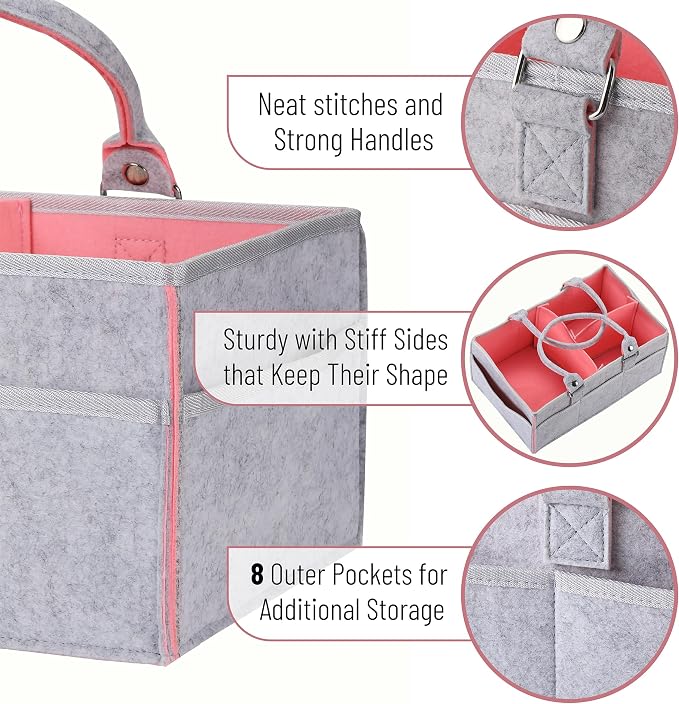 Mr. Pen- Baby Diaper Caddy Organizer, 1 Pack, Baby Caddy Organizer - Image 3