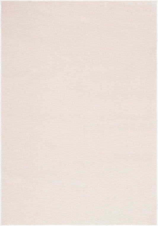 SAFAVIEH Revive Collection Area Rug - 5'3" x 7'7", Ivory, Solid Design, Non-Shedding & Easy Care, Ideal for High Traffic Areas in Living Room, Bedroom (REV102A)