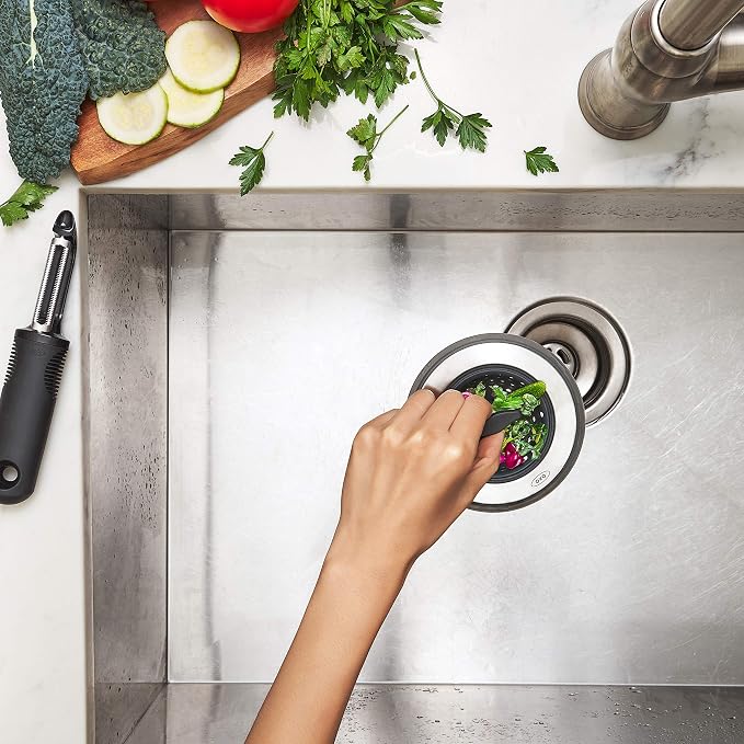 OXO Good Grips 2-in-1 Sink Strainer Stopper - Image 5