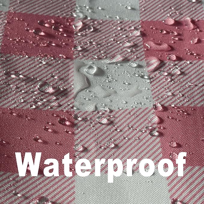 Waterproof Plaid Tablecloth Fabric - Image 3