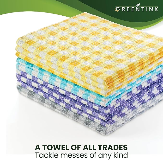 Eco-Friendly Reusable Dish Cloth Set – 24-Pk Multipurpose Kitchen Cleaning - Image 3