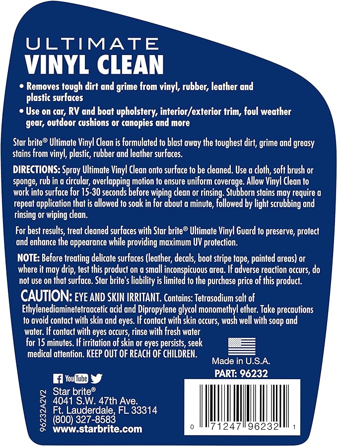 STAR BRITE Ultimate Vinyl Clean Spray - Image 2