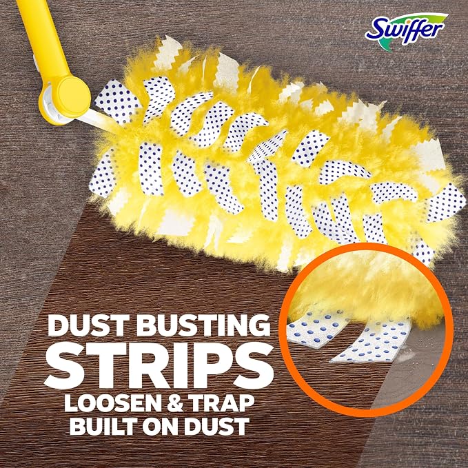 Swiffer Duster Kit with 3 ft Extendable Handle, Heavy Duty Dusting Starter Kit - Image 7