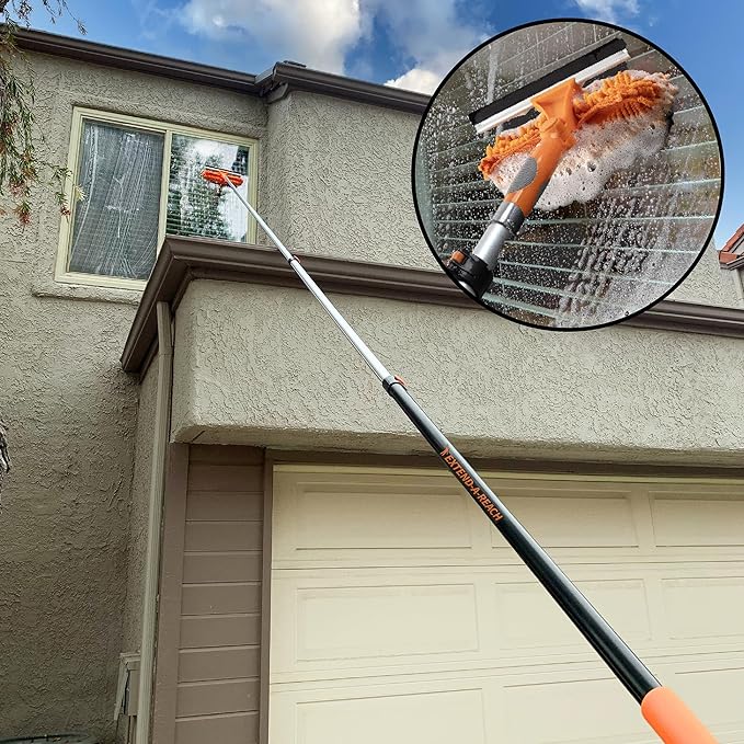 30 ft Window Washing Kit with Extension Pole // Window Cleaning Tool & Window - Image 4