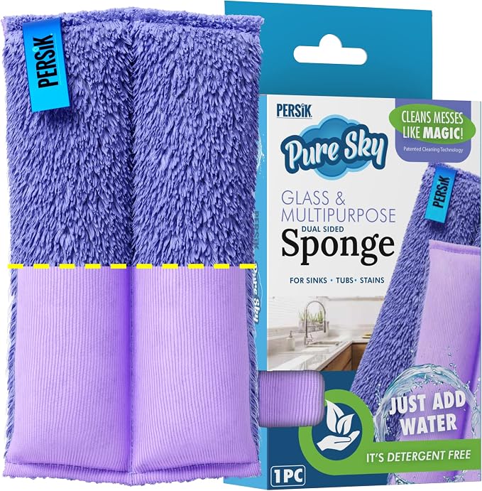Pure-Sky Ultra Microfiber Cleaning Sponge – 2-in1, Combination by PERSIK