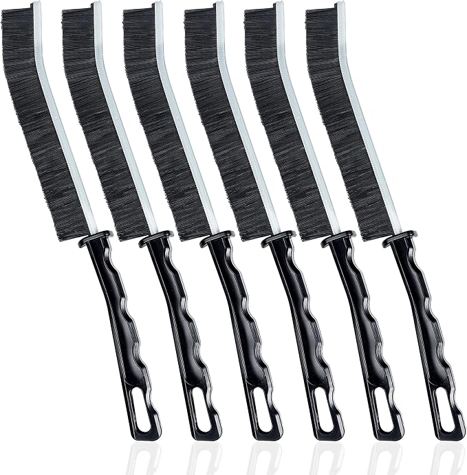 6 Pcs Crevice Cleaning Brush for Household Use, Hard Bristle Gap Cleaning Brush by Unknown