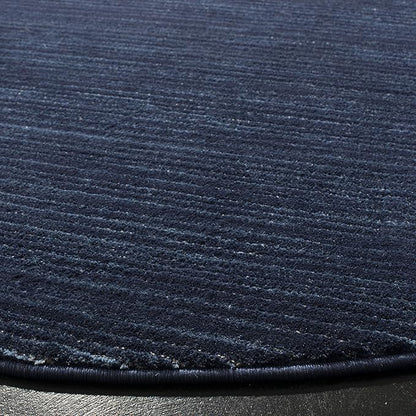 SAFAVIEH Vision Collection Area Rug - 10' Round, Navy, Modern Ombre Design, Non-Shedding & Easy to Clean, Ideal for Living Room, Bedroom, Dining Space (VSN606N)