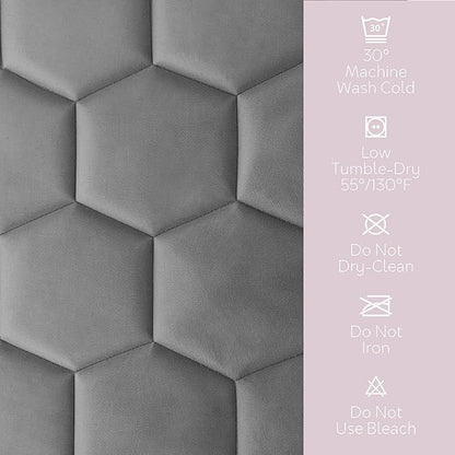 Hearth & Harbor 2 Pack Full Size Quilted Fitted Mattress Pad Cover, 100% Waterproof Mattress Protectors, Deep Pocket Fitted Mattress Cover 8" - 21" (54" x 75", Gray)