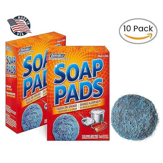 SCRUBIT 20 Pack Steel Wool Soap Pads - Image 2