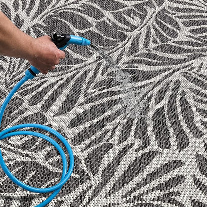 Keen Home Design Terrace Outdoor Throw Rug - 3x5 Washable Indoor/Outdoor Rug for Patio, Kitchen, Balcony, Beach, Garden, Deck and Porch, Size: 3'x5'