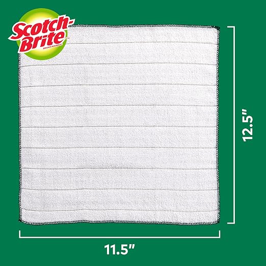 Scotch-Brite Premium Microfiber Kitchen Cloth, 2 Pack - Image 7