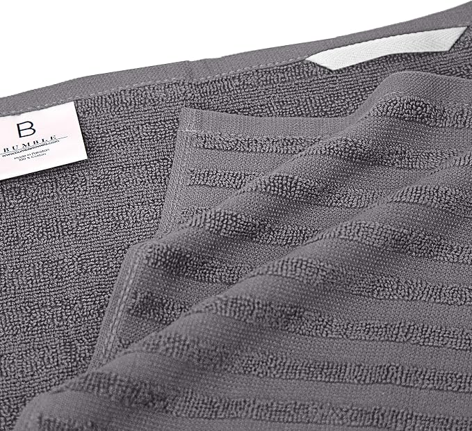 Premium Kitchen Towels | Large Cotton Dish Towels | Flat & Terry Highly - Image 4