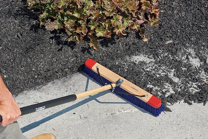 Harper 24 Inch Push Broom with Stiff Bristles, Premium Heavy Duty Outdoor - Image 10