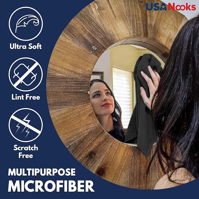 USANOOKS Premium 300GSM Microfiber Cleaning Cloth - Image 8