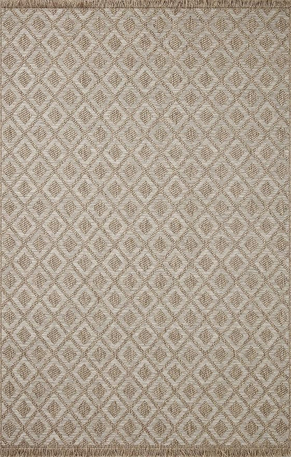 Loloi Dawn Collection Indoor/Outdoor DAW-07 Light Brown 8'-10" x 12'-2" Area Rug
