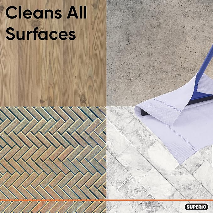 Superio Squeegee Mopping Towel Floor Cloth White Cloth - Image 5