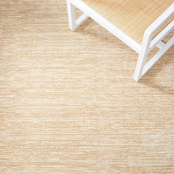 SAFAVIEH Area Rug 8x10 - Vision Collection - Large - Beige, Modern Ombre Design, Non-Shedding & Easy to Clean, Ideal for Living Room, Bedroom, Dining Space (VSN606H)