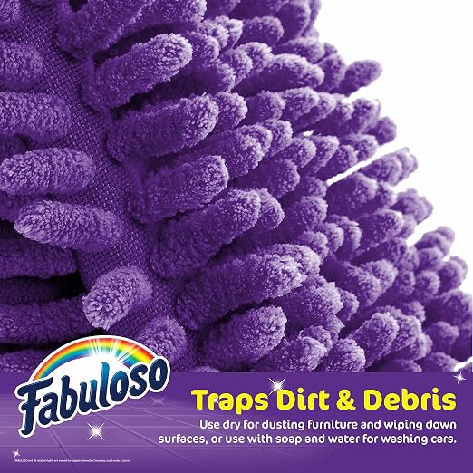 Fabuloso Microfiber Cleaning Mitt Glove, Lint-Free Scratch-Free Dusting and - Image 3