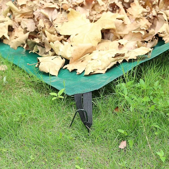 Gardzen 2-Pack Large Yard Dustpan-Type Garden Bag - Image 5