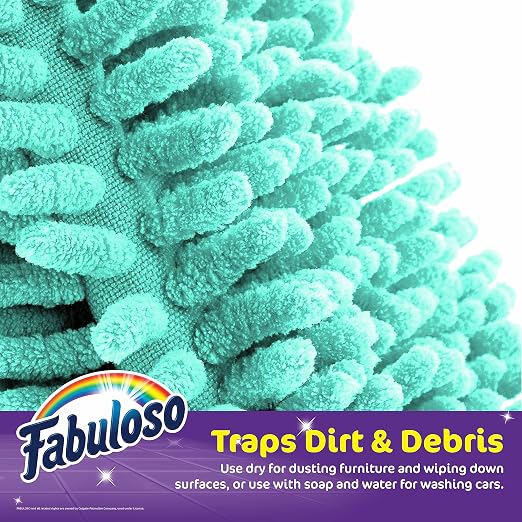 Fabuloso Microfiber Cleaning Mitt Glove, Lint-Free Scratch-Free Dusting and - Image 4