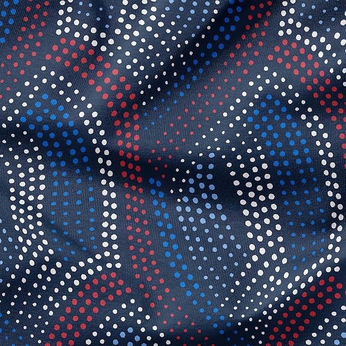 Arden Outdoor Midback Chair Cushion, 18 x 16.5, Rain-Proof, Fade Resistant Sapphire Liberty Mosaic