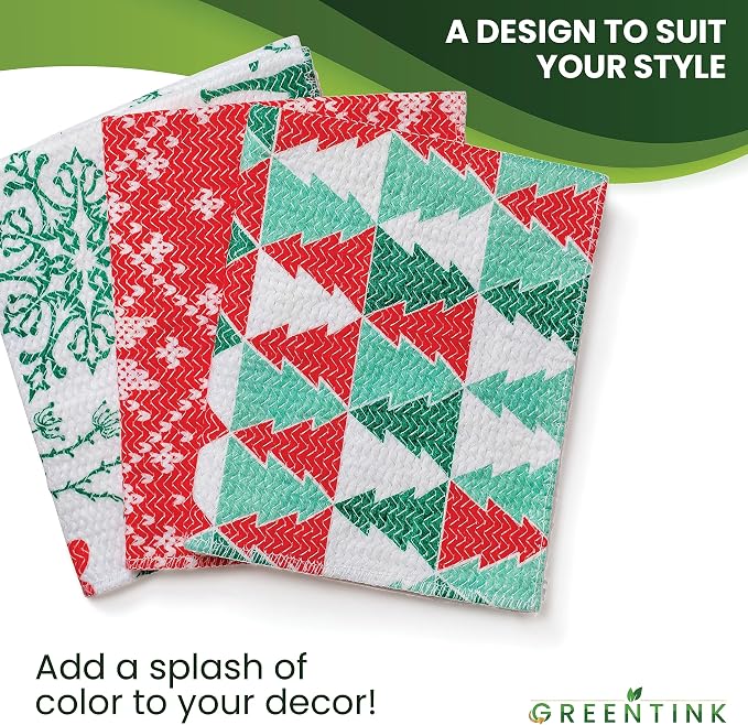 Eco-Friendly Reusable Dish Cloth Set – 10-Pk Multipurpose Kitchen Cleaning - Image 7