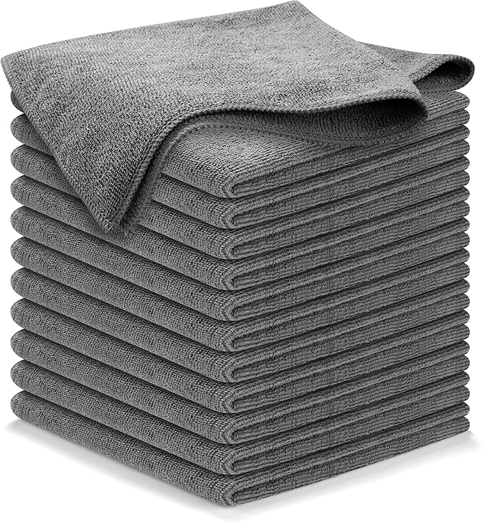 USANOOKS Microfiber Cleaning Cloth Grey by USANOOKS