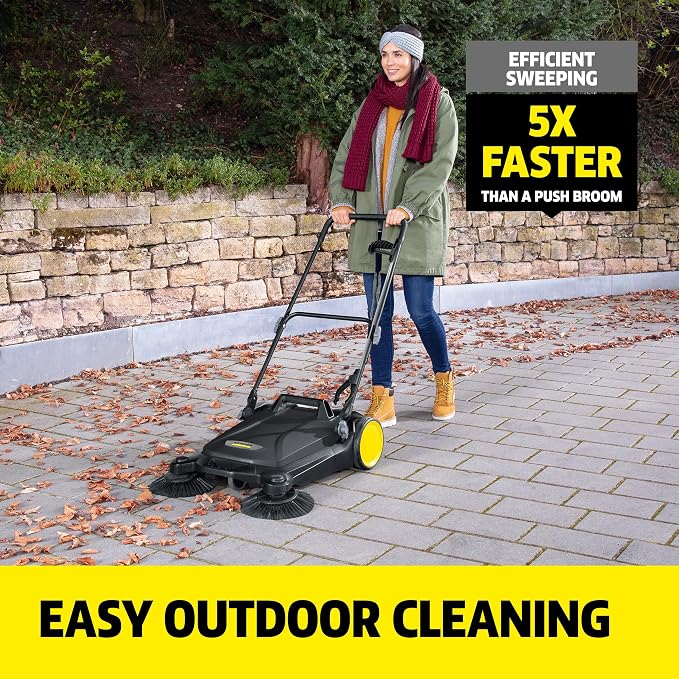 Kärcher Walk Behind Outdoor Push Sweeper S 4 Twin Go!Further - Image 2