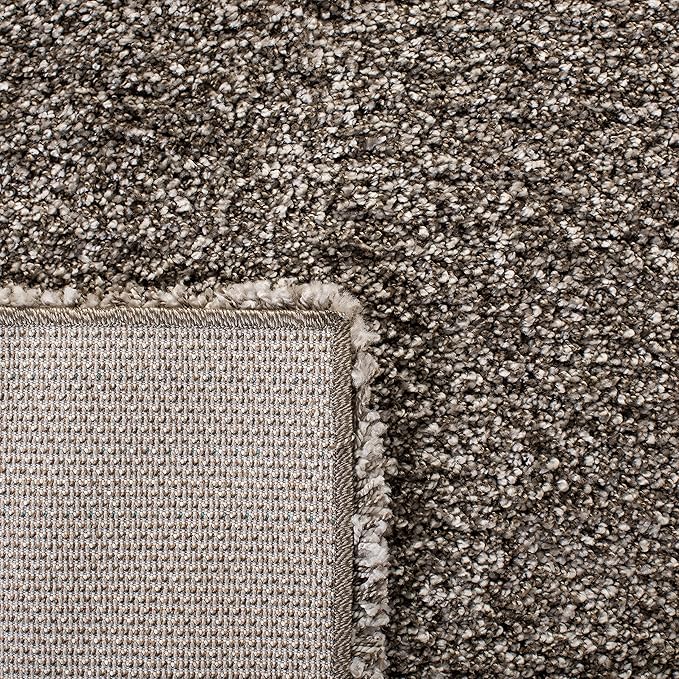 SAFAVIEH Milan Shag Collection Area Rug - 10' x 14', Grey, Solid Design, Non-Shedding & Easy Care, 2-inch Thick Ideal for High Traffic Areas in Living Room, Bedroom (SG180-8080)
