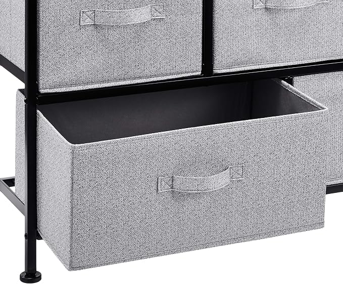Amazon Basics Extra Wide Fabric 5-Drawer Storage Organizer Unit - Image 4