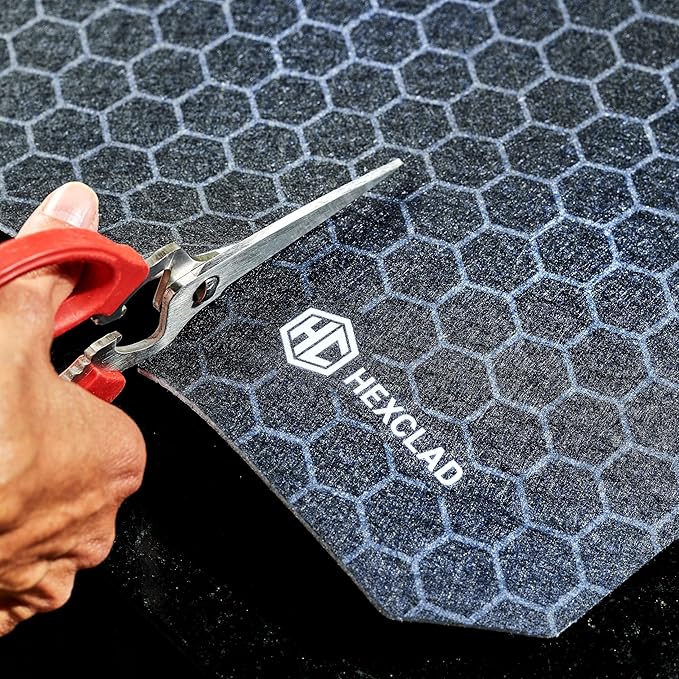 HexClad 2-Piece Dish Drying Mat Set Made of Absorbent Fabric that Holds up to - Image 4