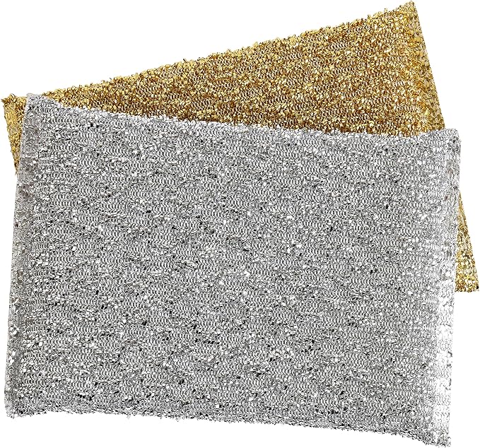 Kitchen Sponge Scrubber, Heavy Duty, Hand Friendly Scouring Sponge by Superio