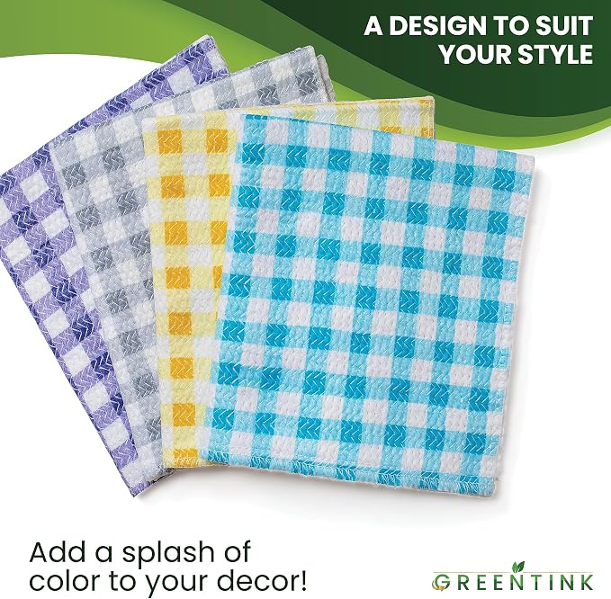 Eco-Friendly Reusable Dish Cloth Set – 24-Pk Multipurpose Kitchen Cleaning - Image 7