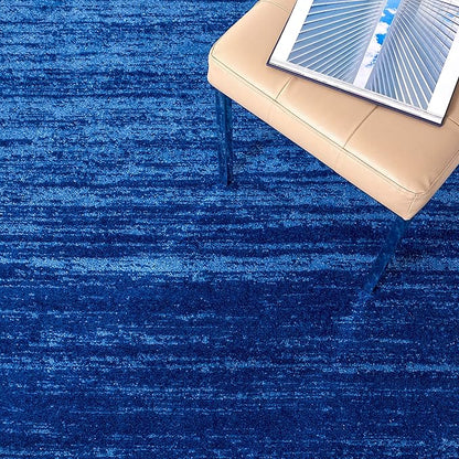 SAFAVIEH Area Rug 8x10 - Adirondack Collection - Large - Light Blue & Dark Blue, Modern Ombre Design, Non Shedding & Easy to Clean, Ideal for Living Room, Bedroom, Office, Dining Space (ADR113F)