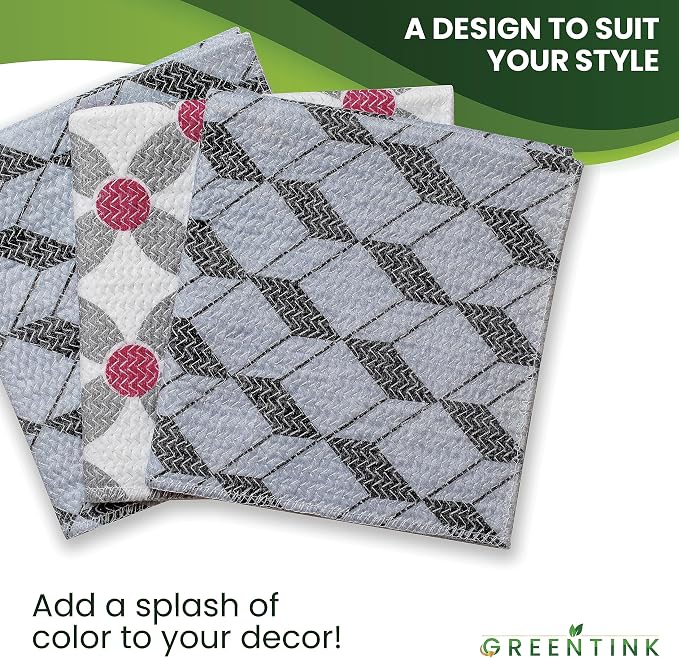 Eco-Friendly Reusable Dish Cloth Set – 10-Pk Multipurpose Kitchen Cleaning - Image 7
