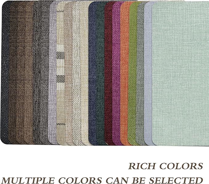 KING MOUNTAIN Coarse Linen Repair Patches, Self-Adhesive Linen Fabric Patches - Image 3