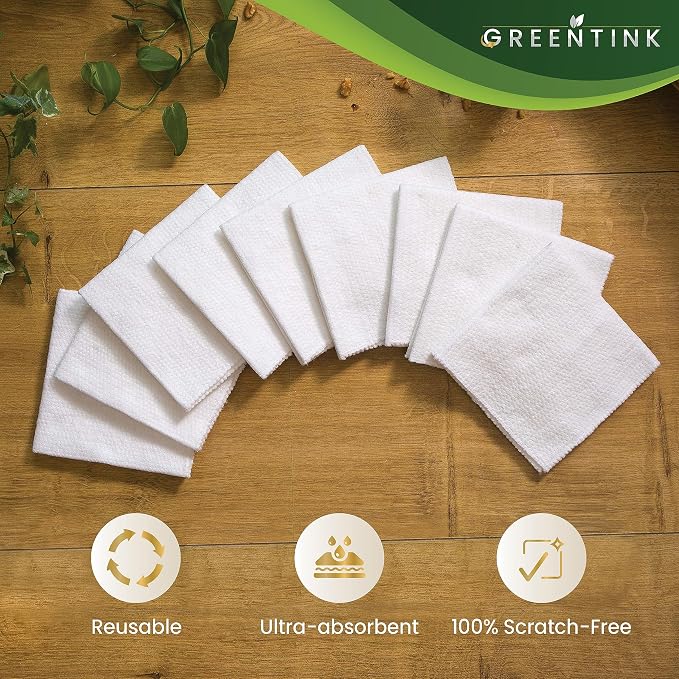 Eco-Friendly Reusable Dish Cloth Set – 24-Pk Multipurpose Kitchen Cleaning - Image 8