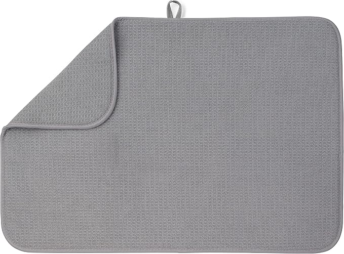 Bellemain XXL Dish Mat 24" x 17" Microfiber Dish Drying Mat, Super absorbent by Bellemain