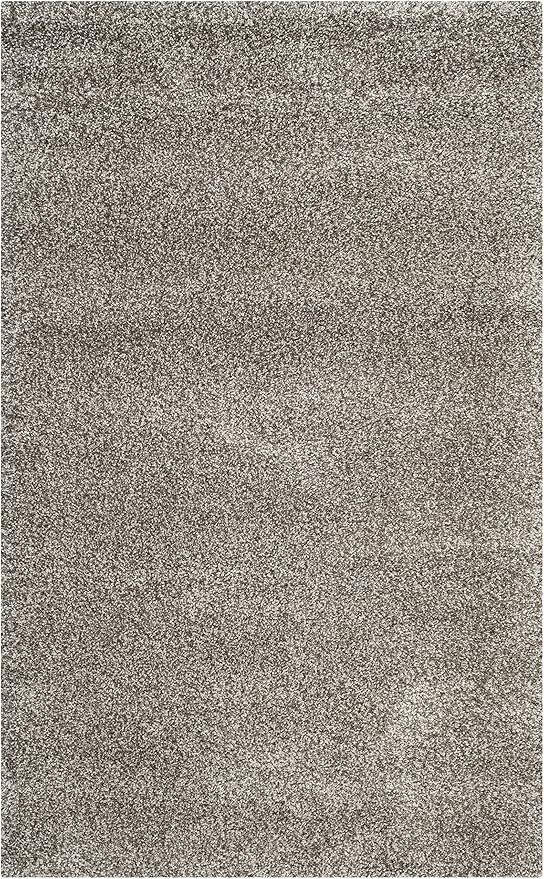 SAFAVIEH Milan Shag Collection Area Rug - 10' x 14', Grey, Solid Design, Non-Shedding & Easy Care, 2-inch Thick Ideal for High Traffic Areas in Living Room, Bedroom (SG180-8080)