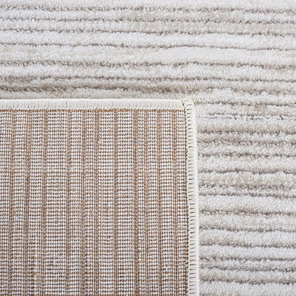 SAFAVIEH Area Rug 9x12 - Vision Collection - Large - Ivory & Grey, Modern Ombre Design, Non-Shedding & Easy to Clean, Ideal for Living Room, Bedroom, Dining Space (VSN606K)